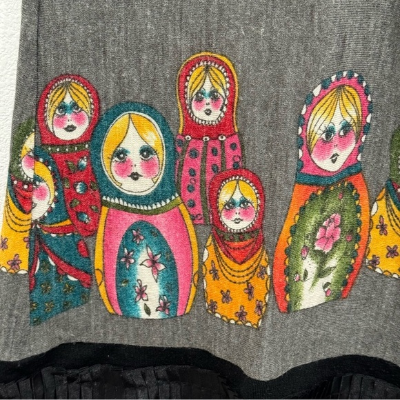 Anthropologie Aryeh Matryoshka Russian Doll Dress Size S - Picture 3 of 9